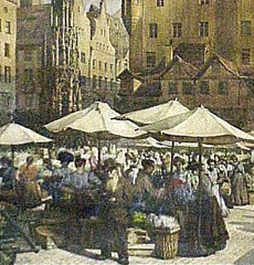 German Flower Market, Carl Dotzler